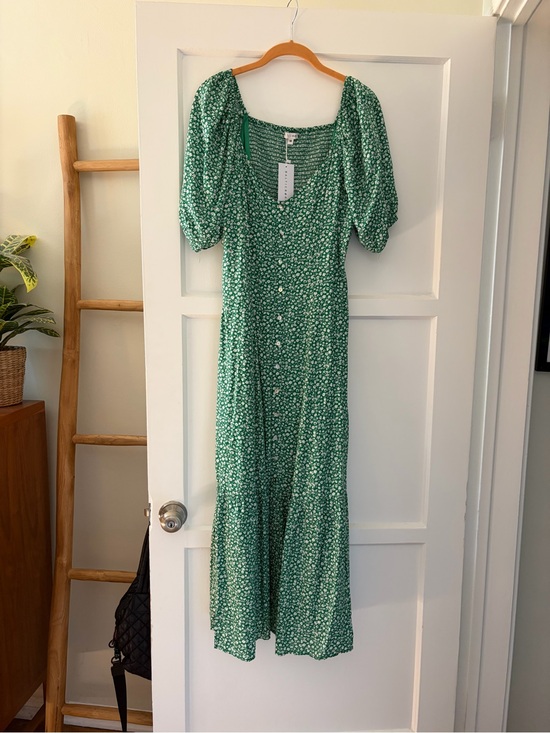 Baltic Born Dresses & Skirts - Baltic Born Elisabeth Button Dress - Green Floral NWT